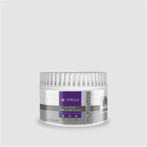 STELLA SAF AKRİLİK BOYA BEYAZ 250 ML